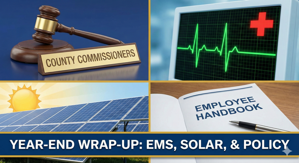 Greene County Commissioners Wrap Up Year with EMS Upgrades, Solar Agreements, and Handbook Debates (FREE MEMBER ACCESS)
