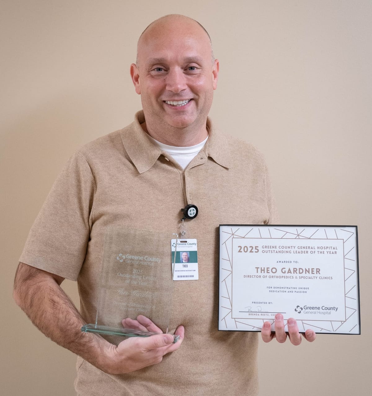 Greene County General Hospital Selects its 2025 Outstanding Leader of the Year