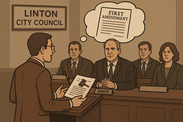 Update on Linton’s Public Comment Policy: FREE ARTICLE