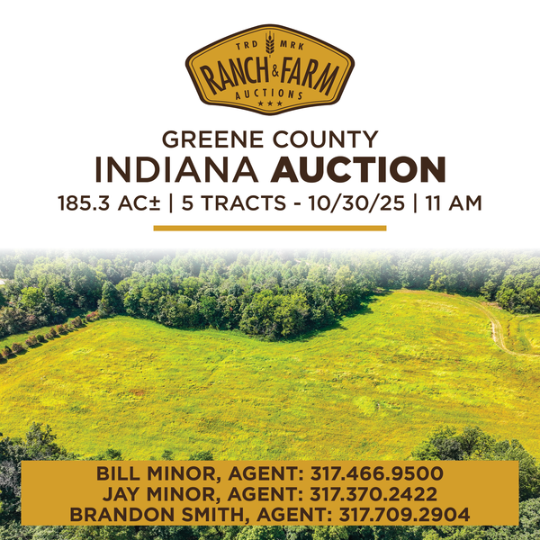 🌾 𝟏𝟖𝟓+ 𝐀𝐜𝐫𝐞𝐬 in 5 Tracts 𝐔𝐩 𝐟𝐨𝐫 𝐀𝐮𝐜𝐭𝐢𝐨𝐧 𝐢𝐧 𝐆𝐫𝐞𝐞𝐧𝐞 𝐂𝐨𝐮𝐧𝐭𝐲! 🌾⁣(FREE ACCESS)