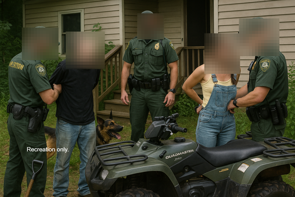 IDNR Raid in Owen County Leads to Multiple Arrests: Ginseng Poaching Investigation Uncovers Drugs, Warrants, and ATV Trespassing